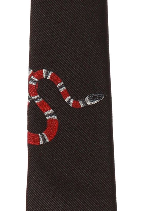 gucci snake tie|Gucci necktie men.